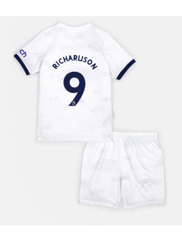 Otroški Nogometna dresi replika Tottenham Hotspur Richarlison Andrade #9 Domači 2023-24 Kratek rokav (+ hlače)